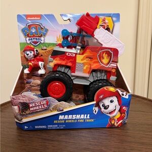 PAW Patrol Marshall Rescue Wheels Fire Truck (NEW IN BOX!)